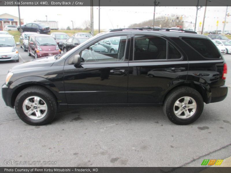 Ebony Black / Gray 2005 Kia Sorento LX 4WD