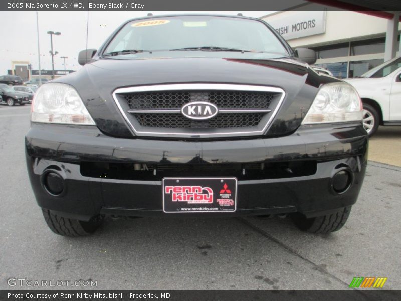 Ebony Black / Gray 2005 Kia Sorento LX 4WD