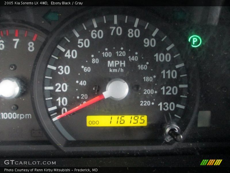 Ebony Black / Gray 2005 Kia Sorento LX 4WD