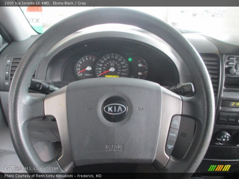 Ebony Black / Gray 2005 Kia Sorento LX 4WD