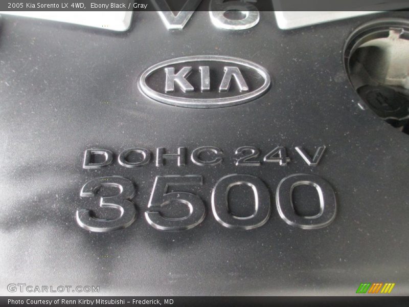 Ebony Black / Gray 2005 Kia Sorento LX 4WD