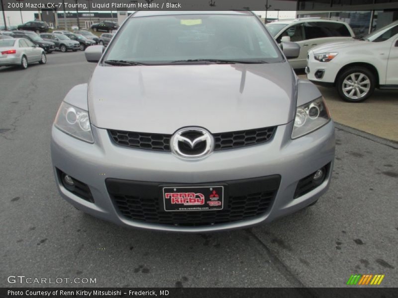 Liquid Platinum Metallic / Black 2008 Mazda CX-7 Touring