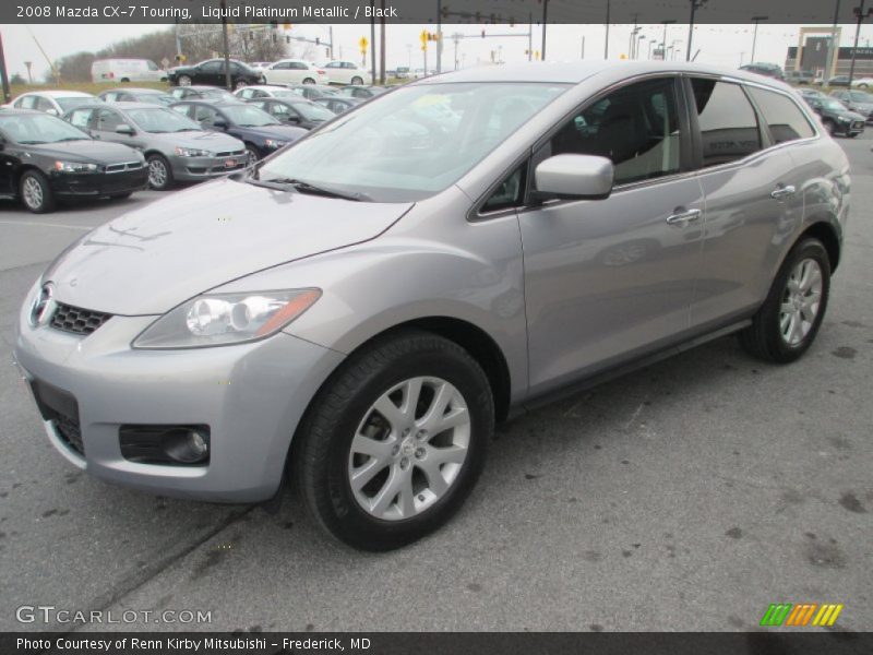 Liquid Platinum Metallic / Black 2008 Mazda CX-7 Touring
