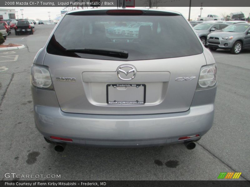 Liquid Platinum Metallic / Black 2008 Mazda CX-7 Touring