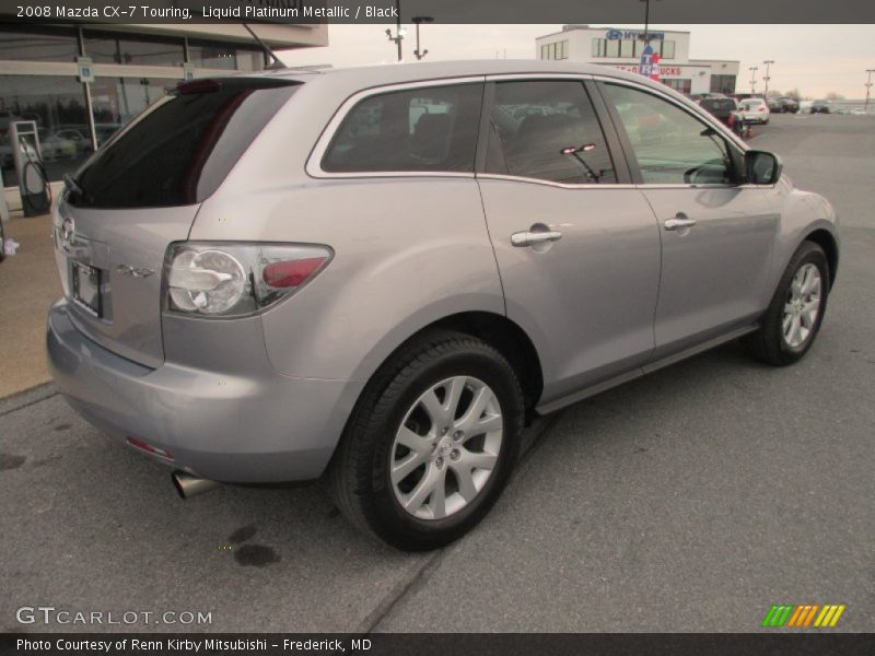 Liquid Platinum Metallic / Black 2008 Mazda CX-7 Touring