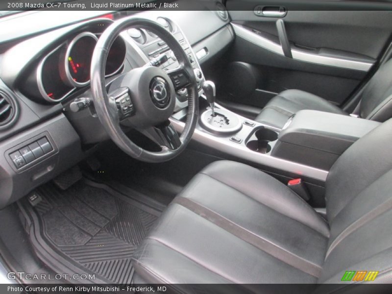 Liquid Platinum Metallic / Black 2008 Mazda CX-7 Touring