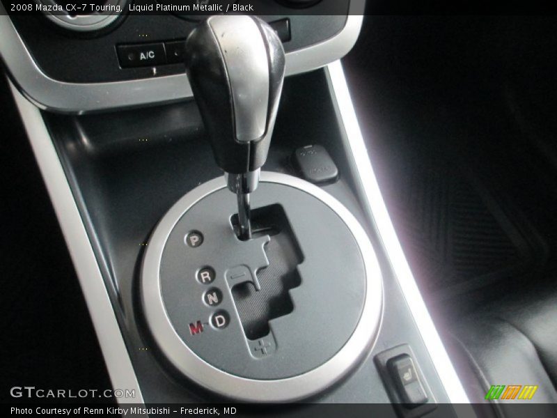 Liquid Platinum Metallic / Black 2008 Mazda CX-7 Touring