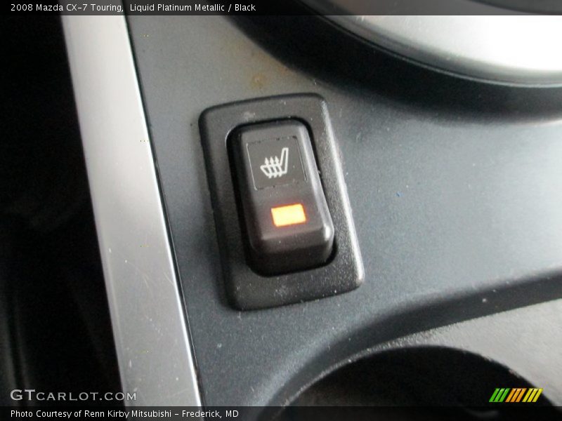 Liquid Platinum Metallic / Black 2008 Mazda CX-7 Touring
