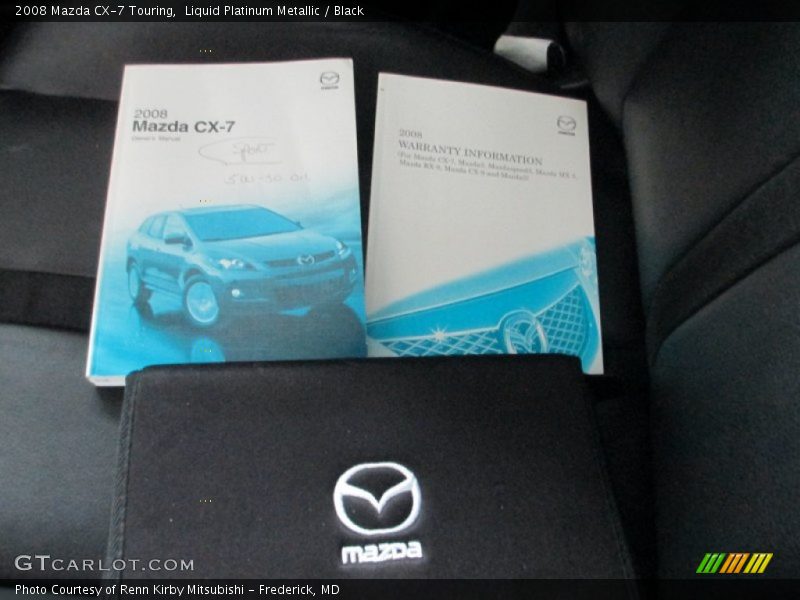 Liquid Platinum Metallic / Black 2008 Mazda CX-7 Touring