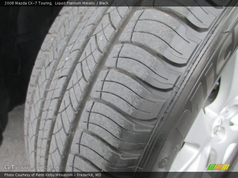 Liquid Platinum Metallic / Black 2008 Mazda CX-7 Touring