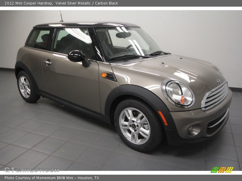 Velvet Silver Metallic / Carbon Black 2012 Mini Cooper Hardtop