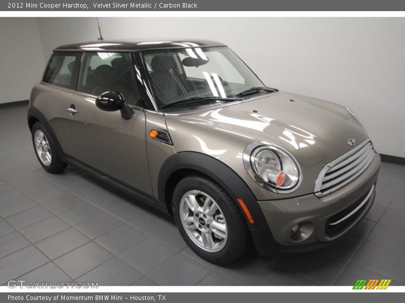 Velvet Silver Metallic / Carbon Black 2012 Mini Cooper Hardtop