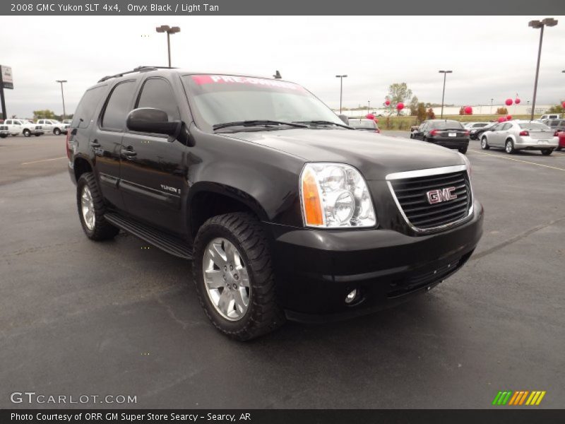Onyx Black / Light Tan 2008 GMC Yukon SLT 4x4