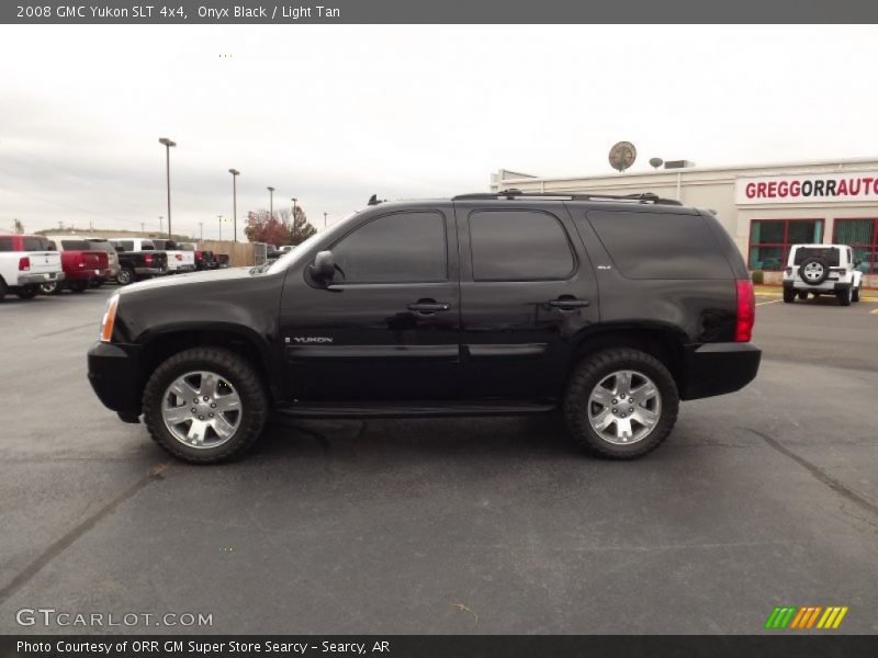 Onyx Black / Light Tan 2008 GMC Yukon SLT 4x4