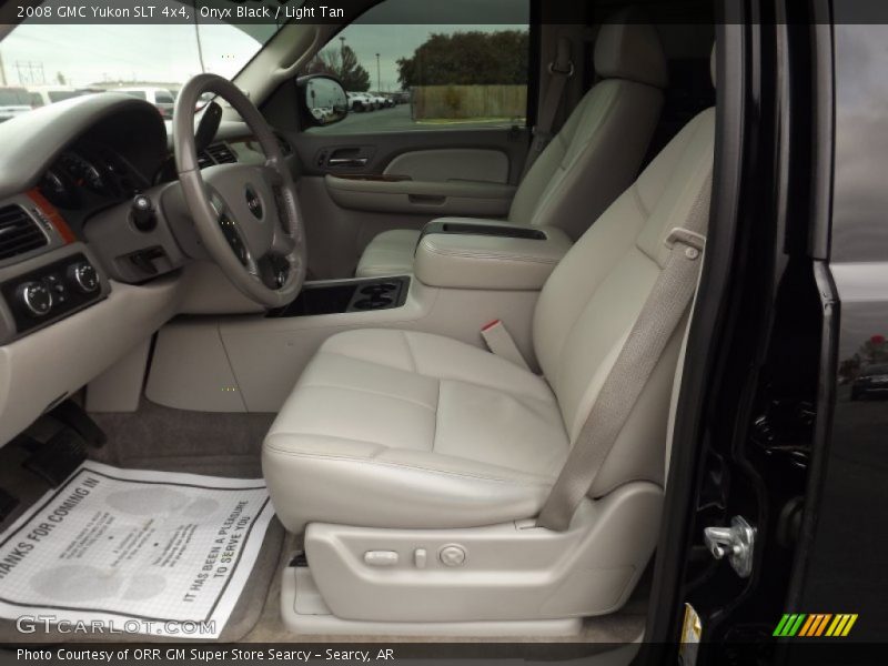 Onyx Black / Light Tan 2008 GMC Yukon SLT 4x4