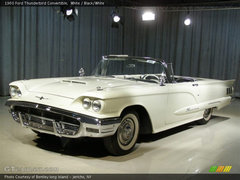 White / Black/White 1960 Ford Thunderbird Convertible