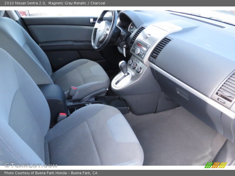 Magnetic Gray Metallic / Charcoal 2010 Nissan Sentra 2.0