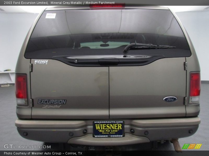 Mineral Grey Metallic / Medium Parchment 2003 Ford Excursion Limited