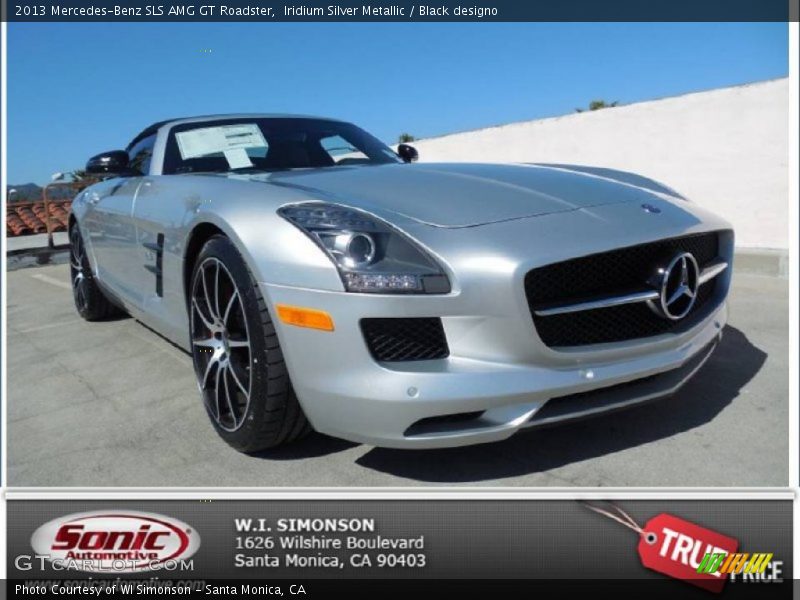 Iridium Silver Metallic / Black designo 2013 Mercedes-Benz SLS AMG GT Roadster