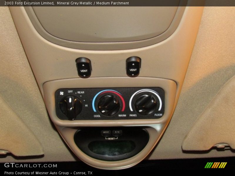 Controls of 2003 Excursion Limited