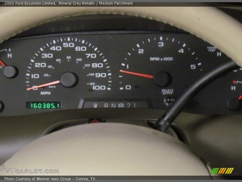 Mineral Grey Metallic / Medium Parchment 2003 Ford Excursion Limited
