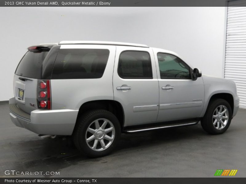 Quicksilver Metallic / Ebony 2013 GMC Yukon Denali AWD