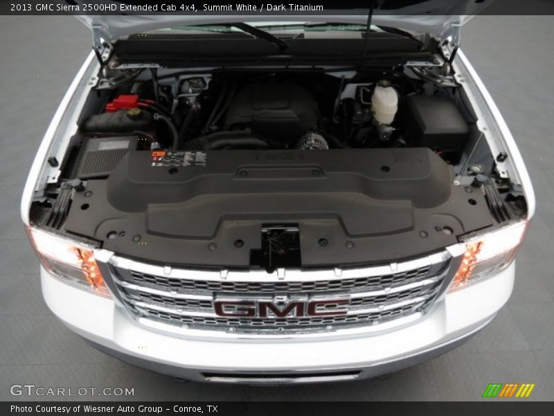 Summit White / Dark Titanium 2013 GMC Sierra 2500HD Extended Cab 4x4