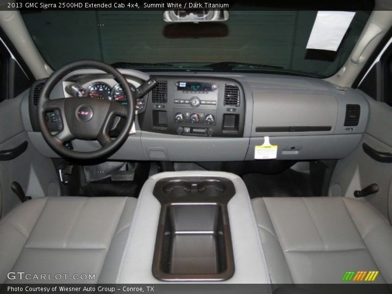 Summit White / Dark Titanium 2013 GMC Sierra 2500HD Extended Cab 4x4
