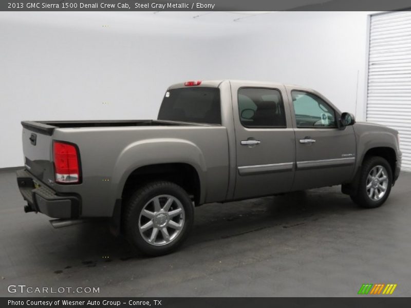 Steel Gray Metallic / Ebony 2013 GMC Sierra 1500 Denali Crew Cab