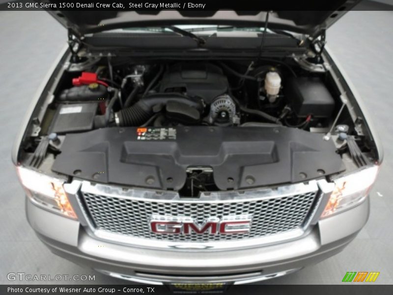 Steel Gray Metallic / Ebony 2013 GMC Sierra 1500 Denali Crew Cab