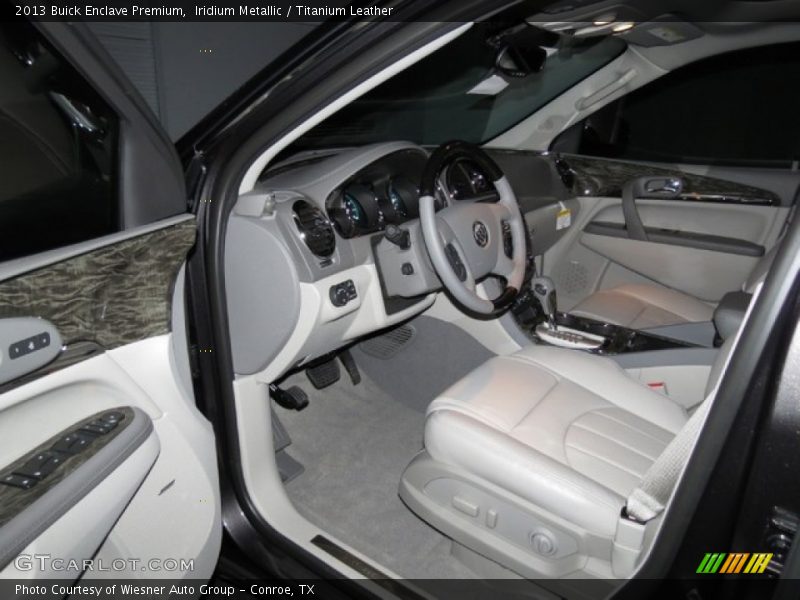  2013 Enclave Premium Titanium Leather Interior