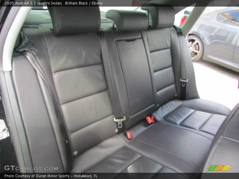 Rear Seat of 2005 A4 3.2 quattro Sedan