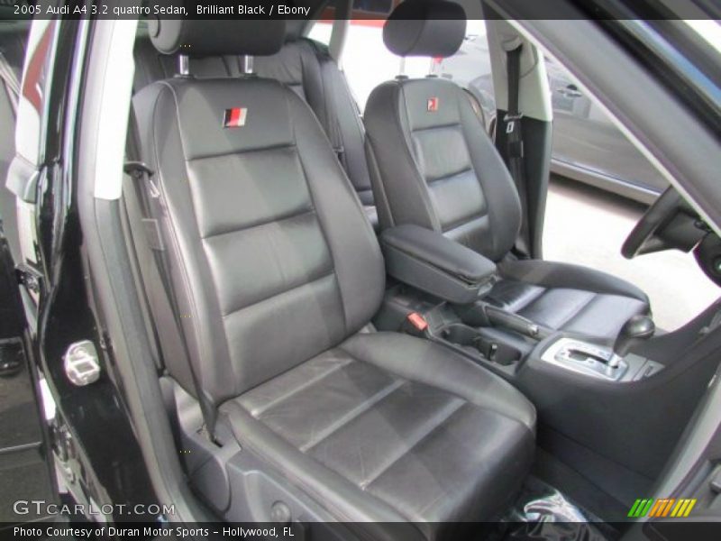 Front Seat of 2005 A4 3.2 quattro Sedan