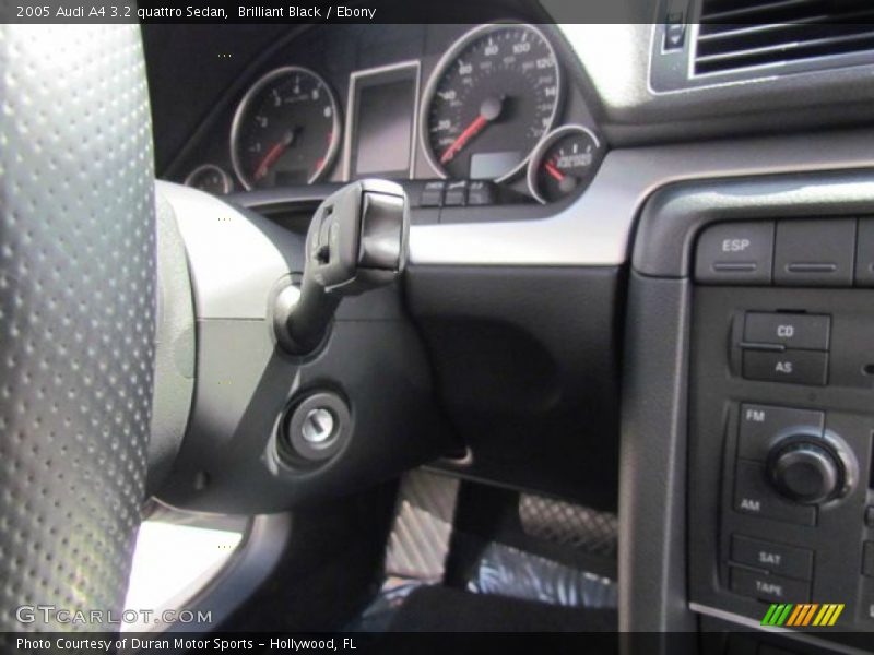 Brilliant Black / Ebony 2005 Audi A4 3.2 quattro Sedan