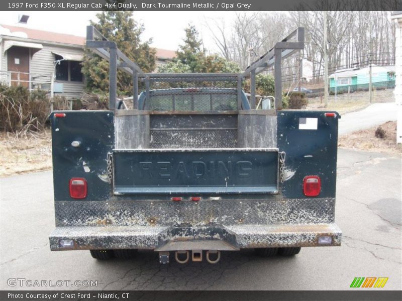 Dark Tourmaline Metallic / Opal Grey 1997 Ford F350 XL Regular Cab 4x4 Dually