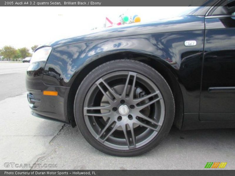 Brilliant Black / Ebony 2005 Audi A4 3.2 quattro Sedan