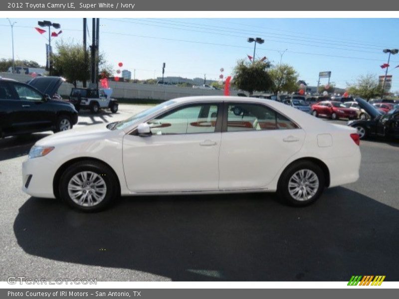 Super White / Ivory 2012 Toyota Camry LE