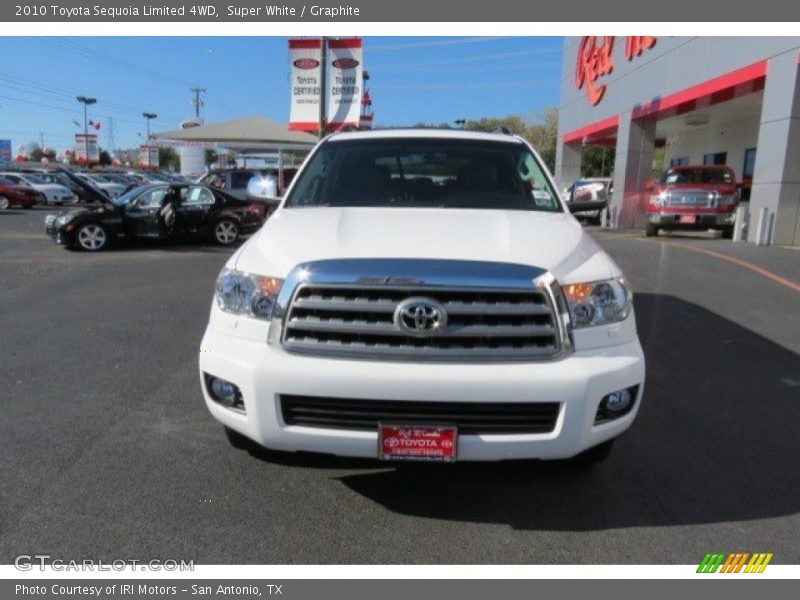 Super White / Graphite 2010 Toyota Sequoia Limited 4WD