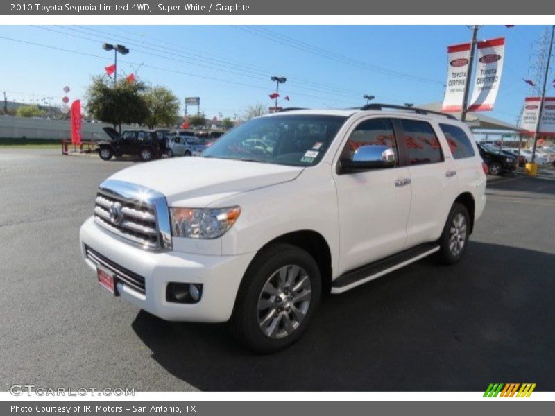 Super White / Graphite 2010 Toyota Sequoia Limited 4WD