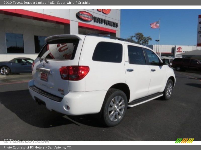 Super White / Graphite 2010 Toyota Sequoia Limited 4WD