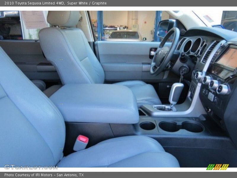 Super White / Graphite 2010 Toyota Sequoia Limited 4WD