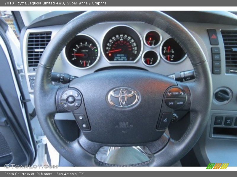 Super White / Graphite 2010 Toyota Sequoia Limited 4WD