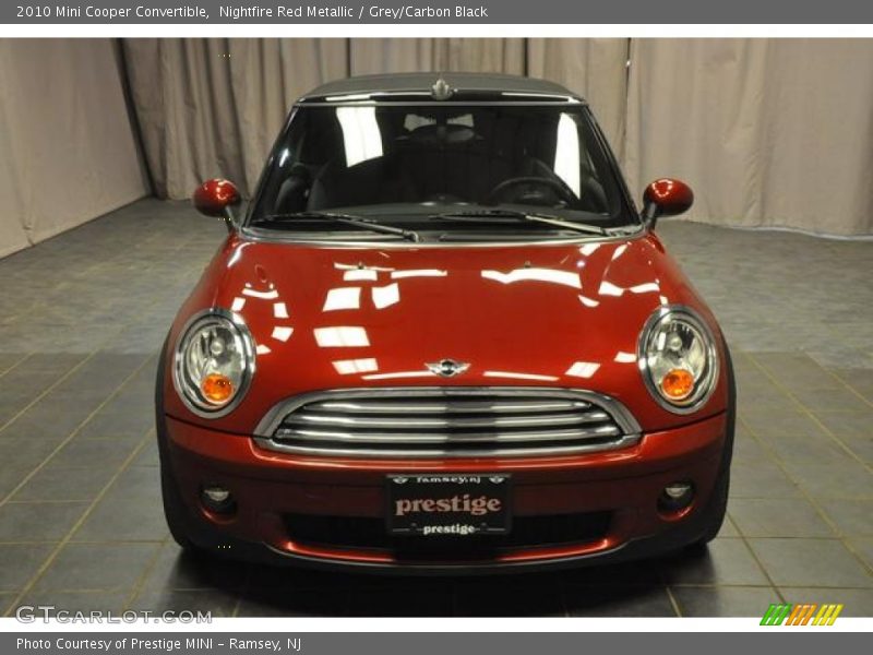 Nightfire Red Metallic / Grey/Carbon Black 2010 Mini Cooper Convertible
