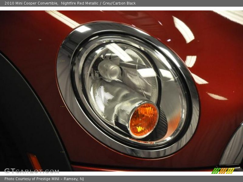 Nightfire Red Metallic / Grey/Carbon Black 2010 Mini Cooper Convertible
