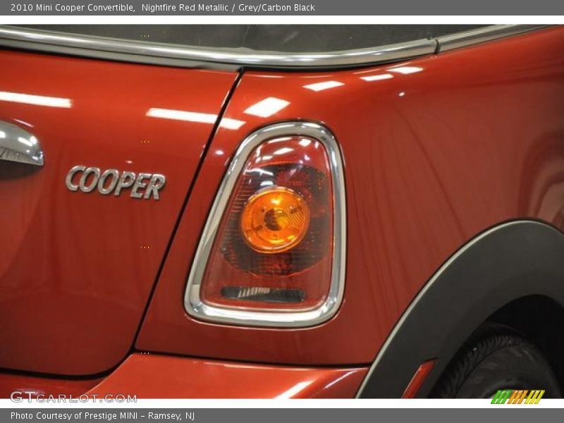 Nightfire Red Metallic / Grey/Carbon Black 2010 Mini Cooper Convertible