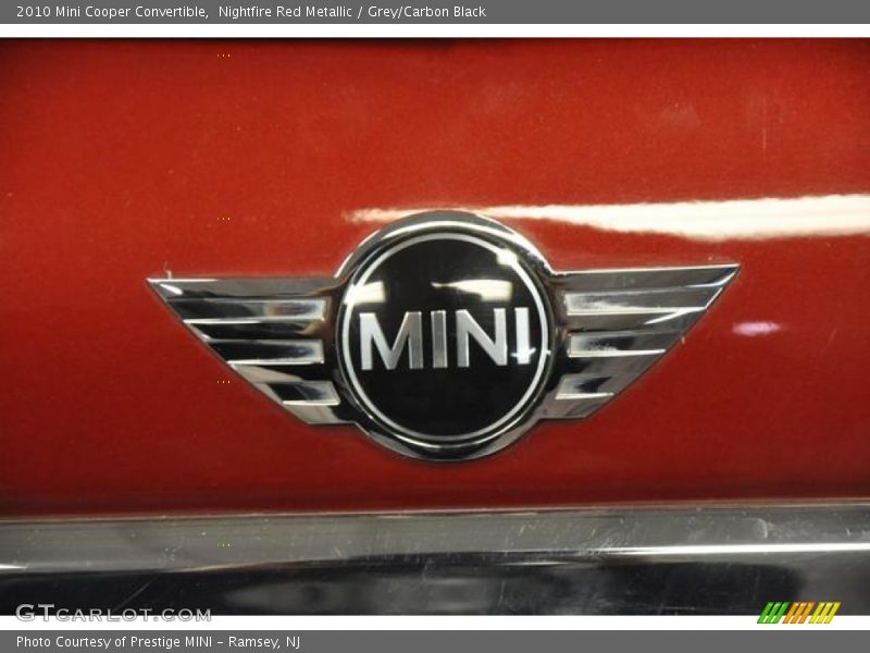 Nightfire Red Metallic / Grey/Carbon Black 2010 Mini Cooper Convertible