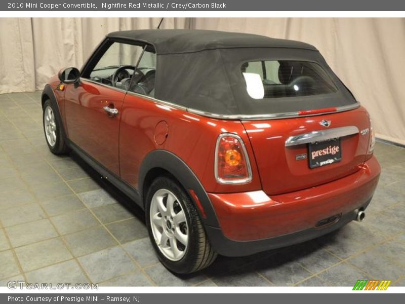 Nightfire Red Metallic / Grey/Carbon Black 2010 Mini Cooper Convertible