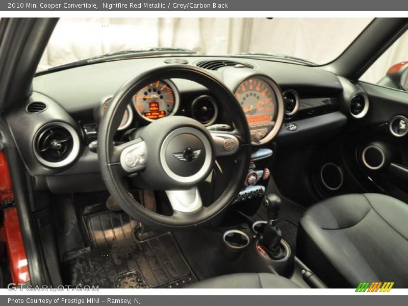 Nightfire Red Metallic / Grey/Carbon Black 2010 Mini Cooper Convertible