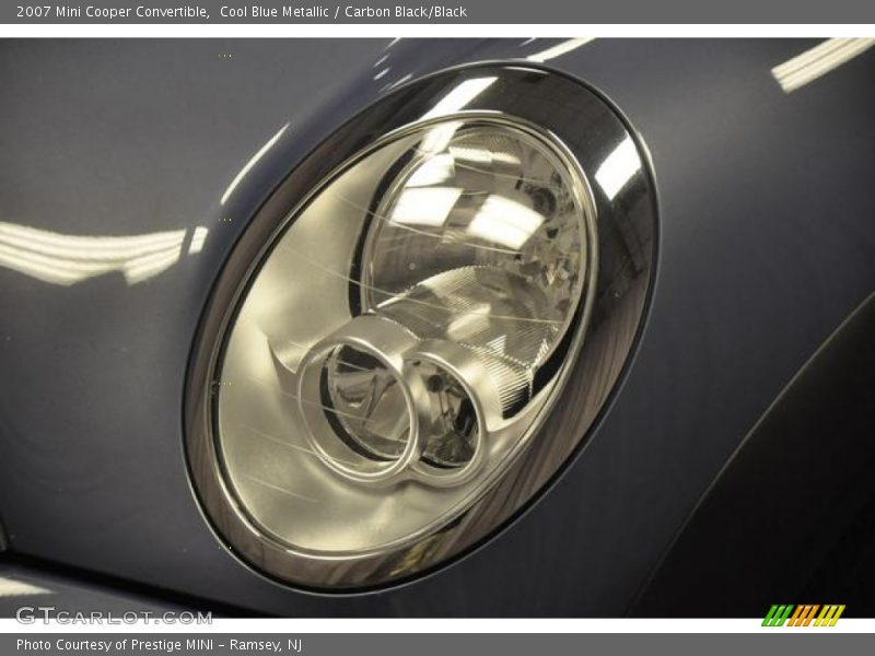 Cool Blue Metallic / Carbon Black/Black 2007 Mini Cooper Convertible