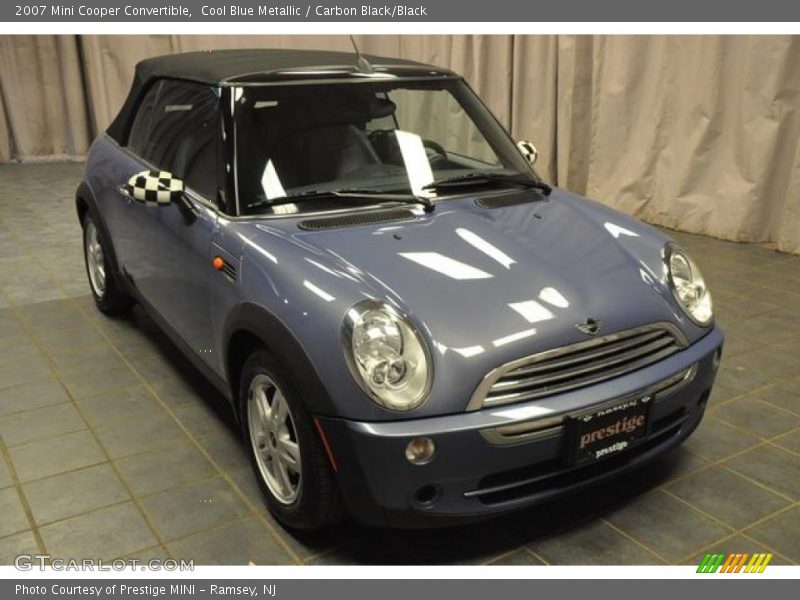 Cool Blue Metallic / Carbon Black/Black 2007 Mini Cooper Convertible